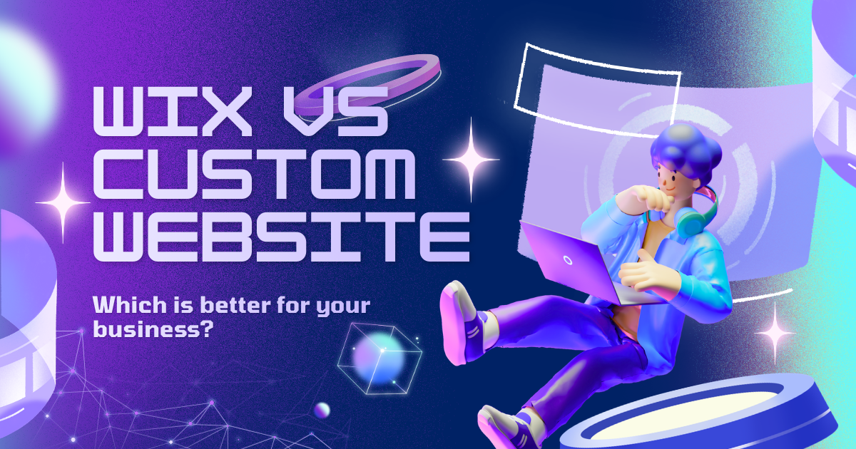 Wix vs custom website comparison for small business owners and independent practitioners in the UK